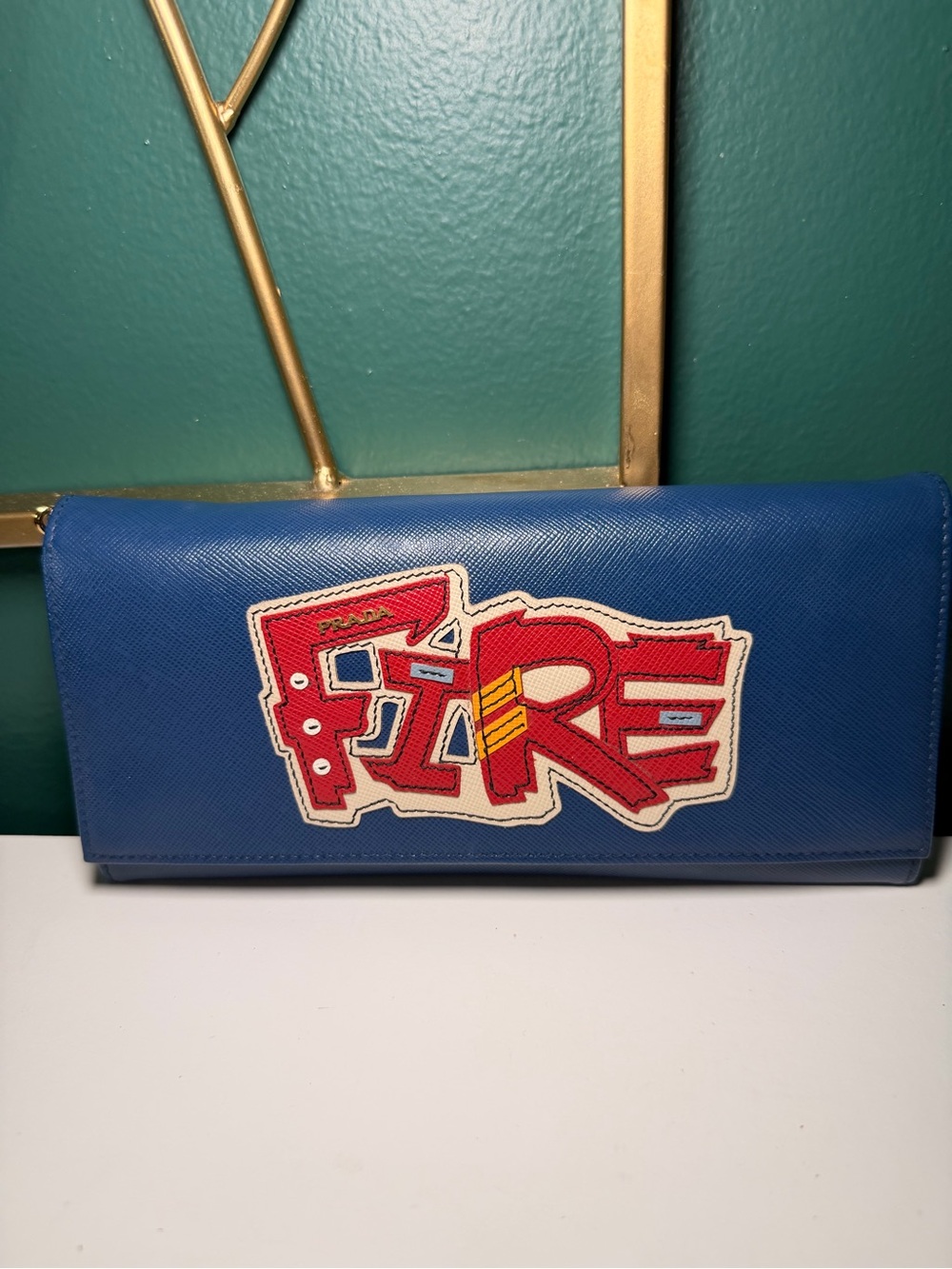 Blue Prada Wallet on chain